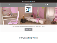 Tablet Screenshot of nannycam.com
